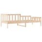 vidaXL Sofá cama de madera maciza de pino 80x200 cm
