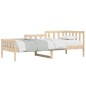 vidaXL Sofá cama madera maciza de pino 90x190 cm vidaXL Sofá cama madera maciza de pino 90x190 cm