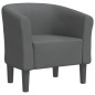 vidaXL Sillón de tela gris oscuro vidaXL Sillón de tela gris oscuro