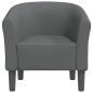 vidaXL Sillón de tela gris oscuro vidaXL Sillón de tela gris oscuro