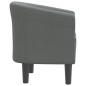 vidaXL Sillón de tela gris oscuro vidaXL Sillón de tela gris oscuro