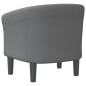 vidaXL Sillón de tela gris oscuro vidaXL Sillón de tela gris oscuro