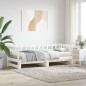 vidaXL Sofá cama extraíble madera maciza de pino blanco 2x(90x190) cm vidaXL Sofá cama extraíble madera maciza de pino blanco 2x(90x190) cm