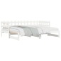 vidaXL Sofá cama extraíble madera maciza de pino blanco 2x(90x190) cm vidaXL Sofá cama extraíble madera maciza de pino blanco 2x(90x190) cm