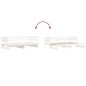 vidaXL Sofá cama extraíble madera maciza de pino blanco 2x(90x190) cm vidaXL Sofá cama extraíble madera maciza de pino blanco 2x(90x190) cm