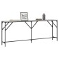 vidaXL Mesa consola madera de ingeniería gris Sonoma 200x29x75 cm vidaXL Mesa consola madera de ingeniería gris Sonoma 200x29x75 cm