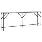 vidaXL Mesa consola madera de ingeniería gris Sonoma 200x29x75 cm vidaXL Mesa consola madera de ingeniería gris Sonoma 200x29x75 cm