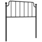 vidaXL Cabecero de metal negro 90 cm vidaXL Cabecero de metal negro 90 cm