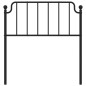 vidaXL Cabecero de metal negro 90 cm vidaXL Cabecero de metal negro 90 cm