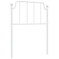 vidaXL Cabecero de metal blanco 75 cm vidaXL Cabecero de metal blanco 75 cm