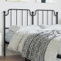 vidaXL Cabecero de metal negro 160 cm vidaXL Cabecero de metal negro 160 cm