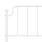vidaXL Cabecero de metal blanco 140 cm vidaXL Cabecero de metal blanco 140 cm