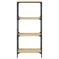 vidaXL Librería 4 estantes madera ingeniería roble Sonoma 59x35x132 cm vidaXL Librería 4 estantes madera ingeniería roble Sonoma 59x35x132 cm
