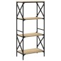 vidaXL Librería 4 estantes madera ingeniería roble Sonoma 59x35x132 cm vidaXL Librería 4 estantes madera ingeniería roble Sonoma 59x35x132 cm