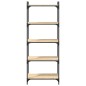 vidaXL Librería 5 estantes madera ingeniería roble Sonoma 60x30x154 cm vidaXL Librería 5 estantes madera ingeniería roble Sonoma 60x30x154 cm