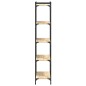 vidaXL Librería 5 estantes madera ingeniería roble Sonoma 60x30x154 cm vidaXL Librería 5 estantes madera ingeniería roble Sonoma 60x30x154 cm