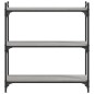 vidaXL Librería 3 estantes madera ingeniería gris Sonoma 80x30x86 cm vidaXL Librería 3 estantes madera ingeniería gris Sonoma 80x30x86 cm