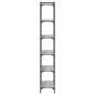 vidaXL Librería 6 estantes madera ingeniería gris Sonoma 80x30x188 cm vidaXL Librería 6 estantes madera ingeniería gris Sonoma 80x30x188 cm