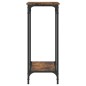 vidaXL Mesa consola madera de ingeniería roble ahumado 75x30,5x75 cm vidaXL Mesa consola madera de ingeniería roble ahumado 75x30,5x75 cm