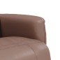 vidaXL Sillón reclinable masaje con reposapiés cuero sintético marrón vidaXL Sillón reclinable masaje con reposapiés cuero sintético marrón