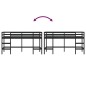 vidaXL Cama alta de niños escalera madera maciza pino negra 80x200 cm vidaXL Cama alta de niños escalera madera maciza pino negra 80x200 cm