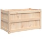 vidaXL Jardinera de madera maciza de pino 90x50x50 cm vidaXL Jardinera de madera maciza de pino 90x50x50 cm