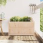 vidaXL Jardinera de madera maciza de pino 90x50x50 cm vidaXL Jardinera de madera maciza de pino 90x50x50 cm