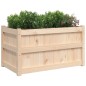 vidaXL Jardinera de madera maciza de pino 90x50x50 cm vidaXL Jardinera de madera maciza de pino 90x50x50 cm