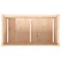vidaXL Jardinera de madera maciza de pino 90x50x50 cm vidaXL Jardinera de madera maciza de pino 90x50x50 cm