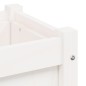 vidaXL Jardineras de exterior 2 unidades madera maciza de pino blanco vidaXL Jardineras de exterior 2 unidades madera maciza de pino blanco