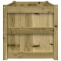 vidaXL Jardinera de madera de pino impregnada 90x50x50 cm vidaXL Jardinera de madera de pino impregnada 90x50x50 cm