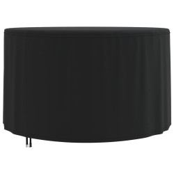 vidaXL Cubierta muebles jardín redonda Oxford 420D negro Ø 128x71 cm