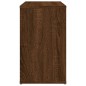 vidaXL Armario auxiliar madera contrachapada marrón roble 60x30x50 cm