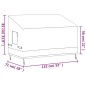 vidaXL Cubierta de banco de 2 plazas Oxford 600D beige 132x71x56/81 cm vidaXL Cubierta de banco de 2 plazas Oxford 600D beige 132x71x56/81 cm