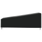 vidaXL Cubierta para tumbona Oxford 420D negro 210x80x45/75 cm