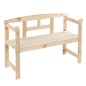 HI Banco Friesen madera de pino natural HI Banco Friesen madera de pino natural