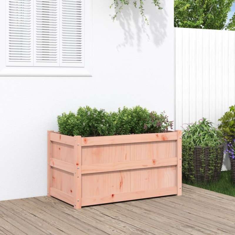 vidaXL Jardinera madera maciza Douglas 90x50x50 cm vidaXL Jardinera madera maciza Douglas 90x50x50 cm