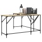 vidaXL Escritorio madera de ingeniería roble Sonoma 149x149x75 cm vidaXL Escritorio madera de ingeniería roble Sonoma 149x149x75 cm