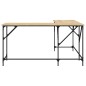 vidaXL Escritorio madera de ingeniería roble Sonoma 149x149x75 cm vidaXL Escritorio madera de ingeniería roble Sonoma 149x149x75 cm