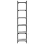 vidaXL Librería 6 estantes madera ingeniería gris Sonoma 40x30x188 cm vidaXL Librería 6 estantes madera ingeniería gris Sonoma 40x30x188 cm
