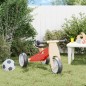 vidaXL Bicicleta de equilibrio para niños 2 en 1 roja