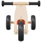 vidaXL Bicicleta de equilibrio para niños 2 en 1 roja