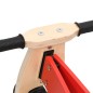 vidaXL Bicicleta de equilibrio para niños 2 en 1 roja