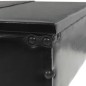 vidaXL Mesa de centro con ruedas madera ingeniería negro 110x52x43 cm vidaXL Mesa de centro con ruedas madera ingeniería negro 110x52x43 cm