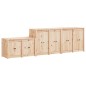 vidaXL Muebles de cocina de exterior 3 piezas madera maciza de pino vidaXL Muebles de cocina de exterior 3 piezas madera maciza de pino