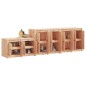 vidaXL Muebles de cocina de exterior 3 piezas madera maciza de pino vidaXL Muebles de cocina de exterior 3 piezas madera maciza de pino