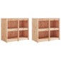 vidaXL Muebles de cocina de exterior 3 piezas madera maciza de pino vidaXL Muebles de cocina de exterior 3 piezas madera maciza de pino