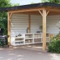 vidaXL Muebles de cocina de exterior 3 pzas madera maciza pino blanco vidaXL Muebles de cocina de exterior 3 pzas madera maciza pino blanco