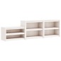 vidaXL Muebles de cocina de exterior 3 pzas madera maciza pino blanco vidaXL Muebles de cocina de exterior 3 pzas madera maciza pino blanco