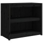 vidaXL Muebles de cocina de exterior 4 pzas madera maciza pino negro vidaXL Muebles de cocina de exterior 4 pzas madera maciza pino negro